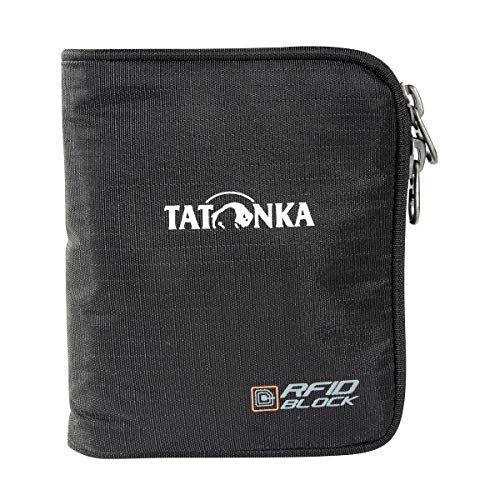 Tatonka Geldbeutel Zip Money Box RFID B - Geldbörse mit RFID-Blocker - schwarz - 9 x 11 x 2 cm von Tatonka