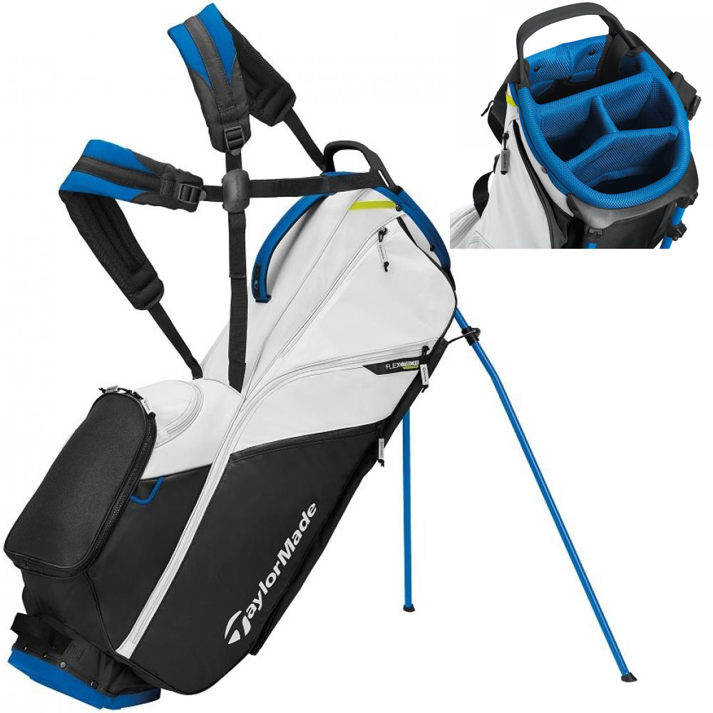 'Taylor Made Flex Tech Lite Standbag schwarz/weiss/blau' 'Taylor Made Flex Tech Lite Standbag schwarz/weiss/blau' von Taylor Made