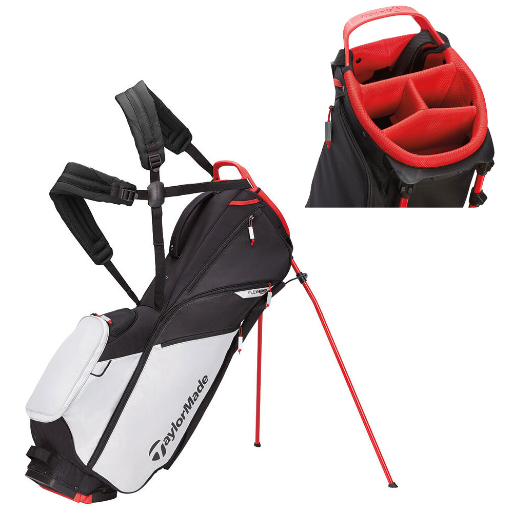 'Taylor Made Flex Tech Lite Standbag weiss/schwarz/rot' 'Taylor Made Flex Tech Lite Standbag weiss/schwarz/rot' von Taylor Made