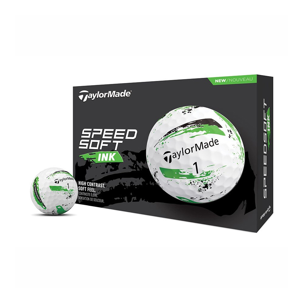 'Taylor Made Speed Soft INK Golfball 12er weiss/schw/grÃ¼n' von Taylor Made