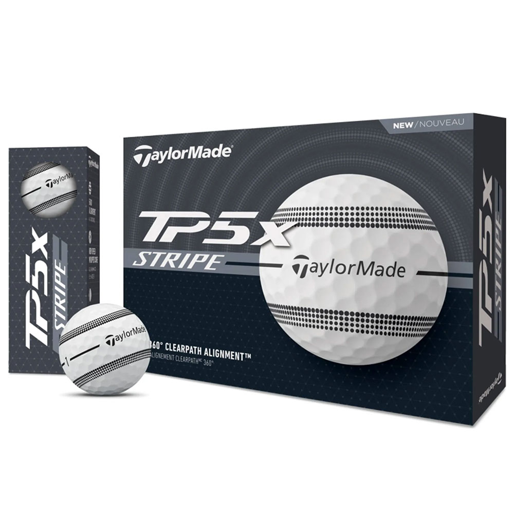 'Taylor Made TP5x Stripe Golfball 12er weiss' von Taylor Made