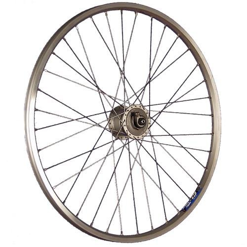 26 Zoll Vorderrad Ryde Zac19 geöst Shimano Nabendynamo DH-C3000 - Silber 26 Zoll Vorderrad Ryde Zac19 geöst Shimano Nabendynamo DH-C3000 - Silber von Taylor-Wheels