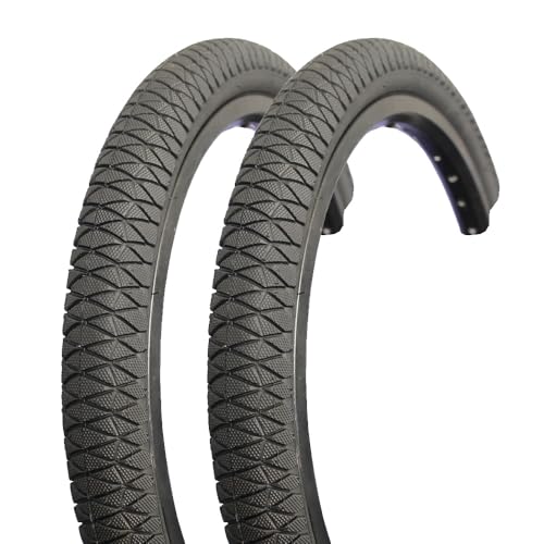 2X BMX Reifen 20 Zoll 50-406 Paar Fahrradreifen Strassenprofil 20x1,95 schwarz 2X BMX Reifen 20 Zoll 50-406 Paar Fahrradreifen Strassenprofil 20x1,95 schwarz von Taylor-Wheels