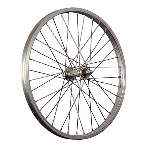 Taylor-Wheels 20 Zoll Laufrad Vorderrad Büchel Alufminiumfelge mit Vollachse - Silber von Taylor-Wheels