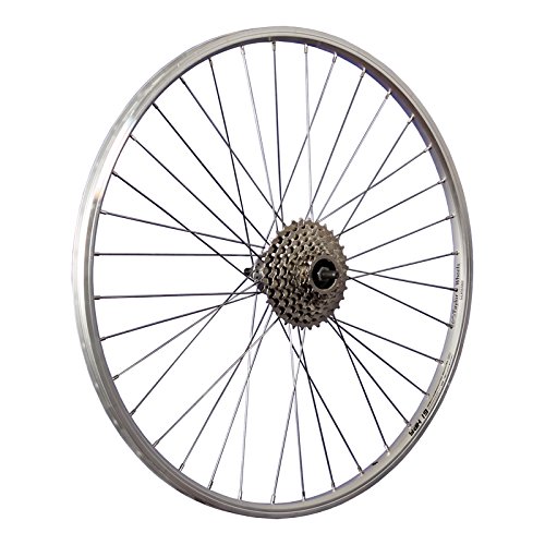 Taylor-Wheels 26 Zoll Hinterrad YAK19 / 8fach Schraubkranz - Silber Taylor-Wheels 26 Zoll Hinterrad YAK19 / 8fach Schraubkranz - Silber von Taylor-Wheels