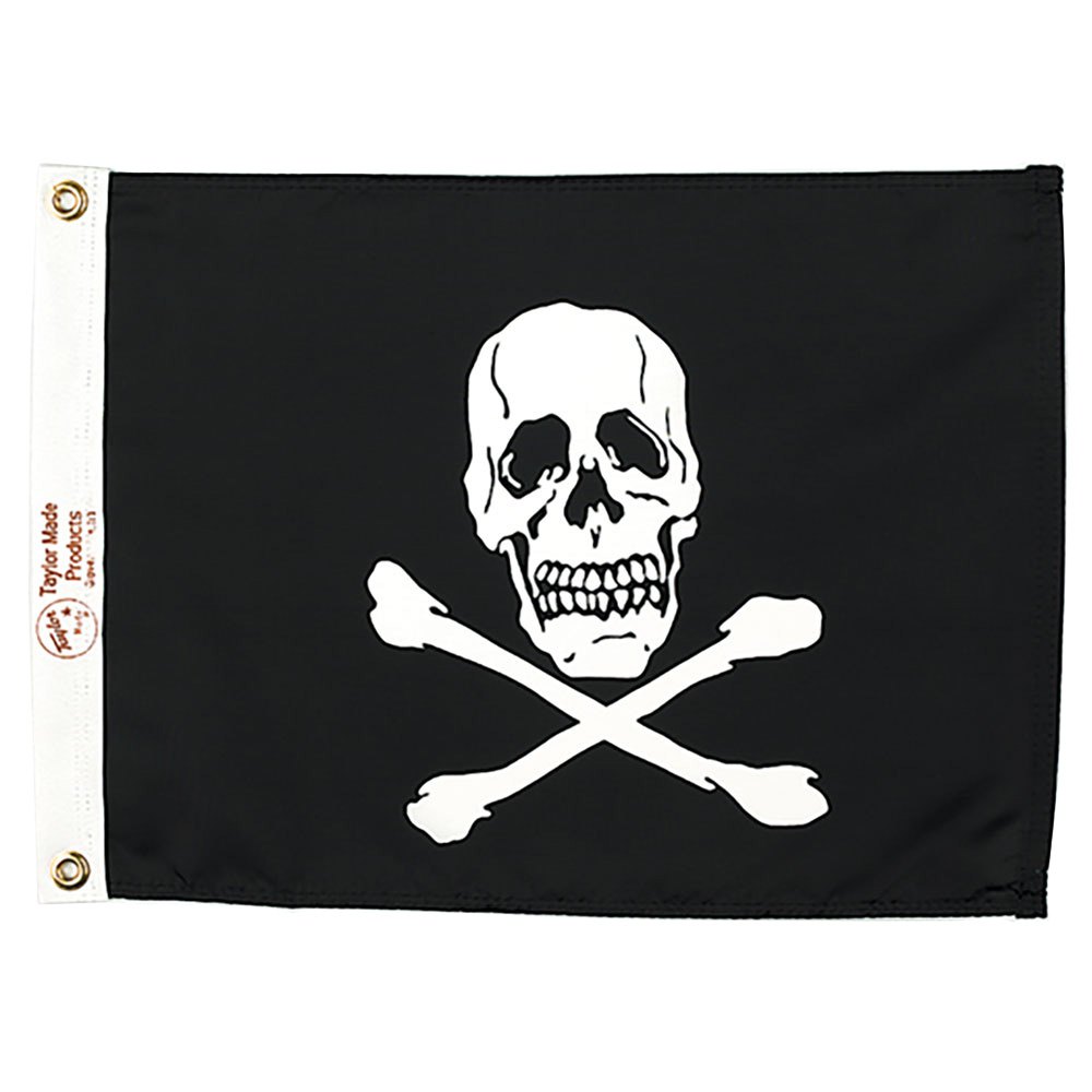 Taylor Jolly Roger Flag Schwarz 12 x 18´´ Taylor Jolly Roger Flag Schwarz 12 x 18´´ von Taylor