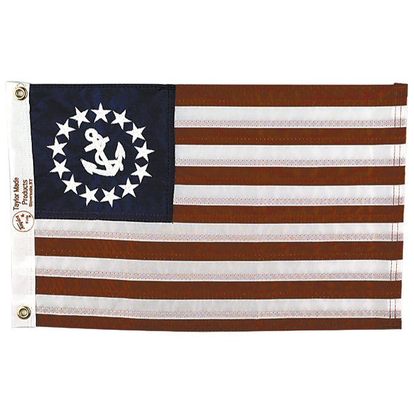 Taylor Sewn U.s. Yacht Ensign Flag Mehrfarbig 16´´ x 24´´ Taylor Sewn U.s. Yacht Ensign Flag Mehrfarbig 16´´ x 24´´ von Taylor
