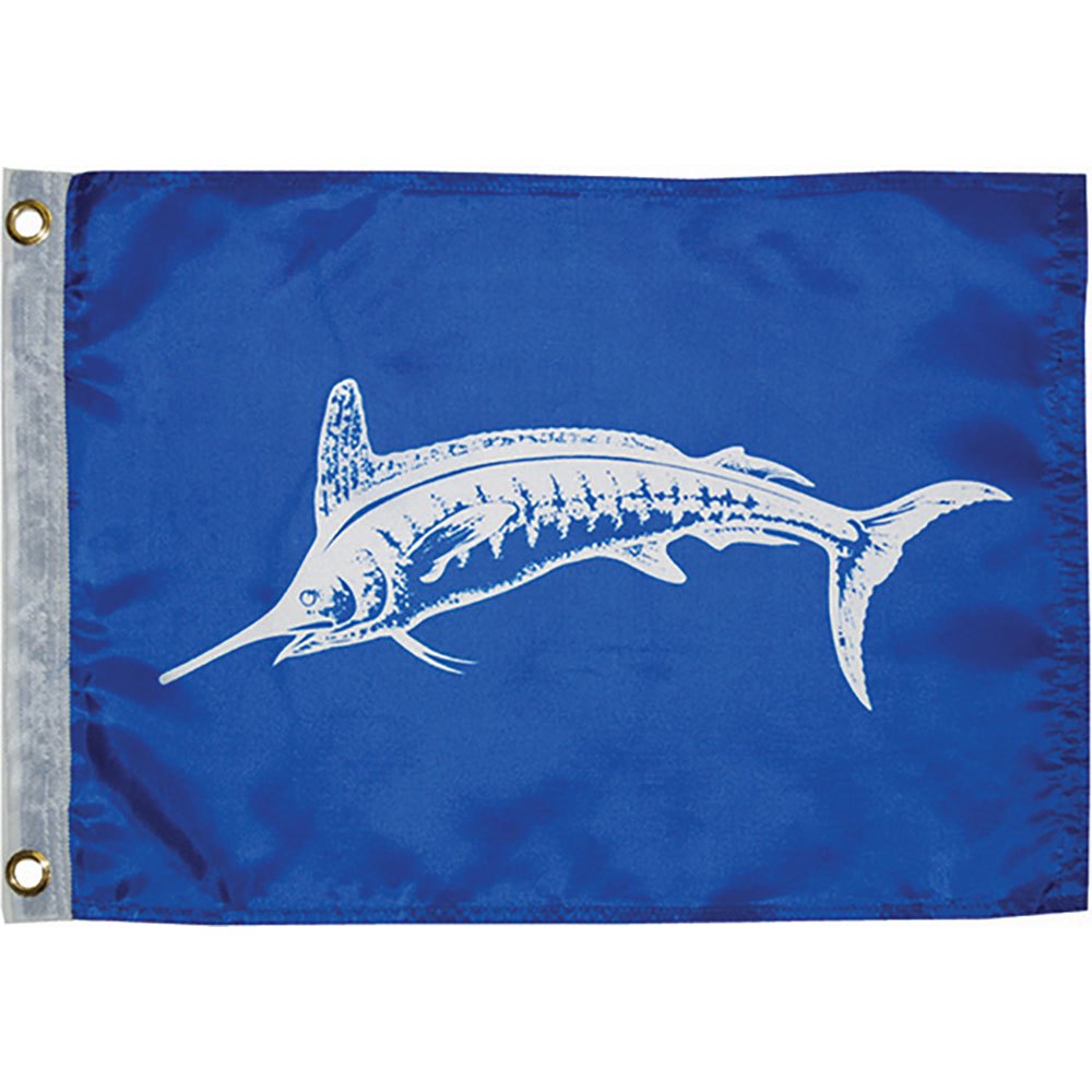 Taylor White Marlin Flag Blau 12 x 18´´ Taylor White Marlin Flag Blau 12 x 18´´ von Taylor