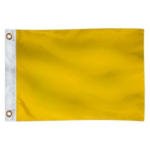 Taylor Made Products Nylon-Flaggen, einfarbig, 30,5 x 45,7 cm, 32185, gelb, 12" x 18" Taylor Made Products Nylon-Flaggen, einfarbig, 30,5 x 45,7 cm, 32185, gelb, 12" x 18" von TaylorMade