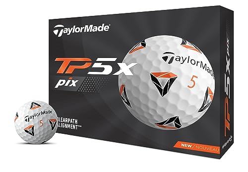 TaylorMade 2021 TP5x Pix 2.0 Golfbälle Weiß, groß TaylorMade 2021 TP5x Pix 2.0 Golfbälle Weiß, groß von TaylorMade