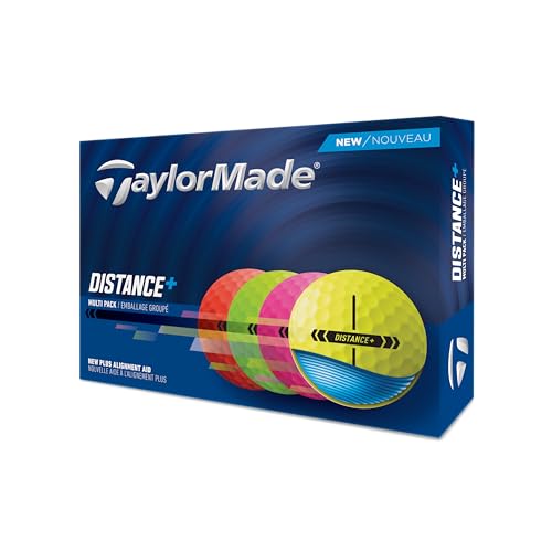 TaylorMade New Distance+ Golfbälle 2025, bunt TaylorMade New Distance+ Golfbälle 2025, bunt von TaylorMade