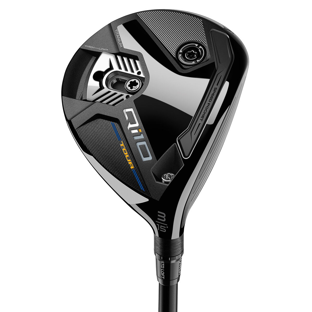 TaylorMade Qi10 Tour Golf Fairway Wood, Mens, Right hand, 15°, Tensei av ltd blue, Stiff | American Golf von TaylorMade