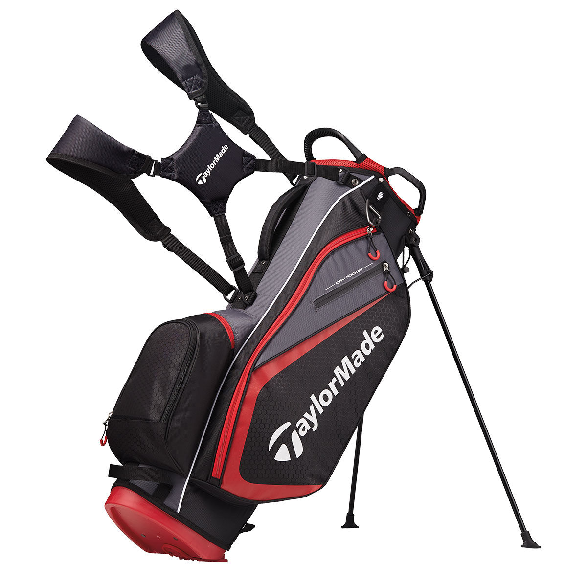 TaylorMade Select Plus Golf Stand Bag, Black/red, One Size | American Golf von TaylorMade