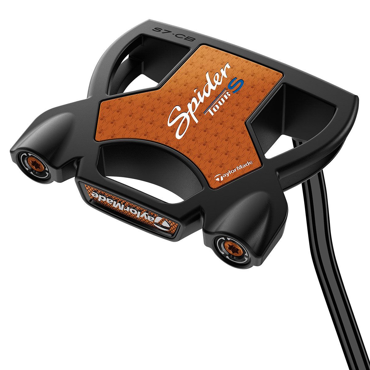 TaylorMade Spider Tour Black S7 CB Double Bend Golf Putter, Mens, Right hand, 38 inches | American Golf von Taylormade