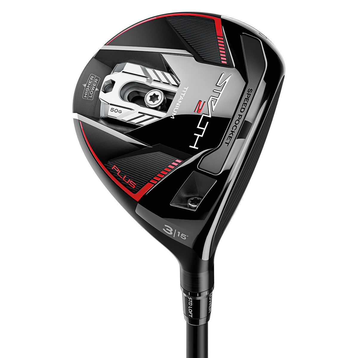 TaylorMade Stealth 2 Plus Golf Fairway Wood, Mens, Left hand, 18°, Mitsubishi kai'li red, Regular | American Golf TaylorMade Stealth 2 Plus Golf Fairway Wood, Mens, Left hand, 18°, Mitsubishi kai'li red, Regular | American Golf von Taylormade