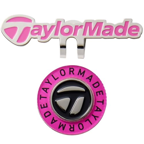 TaylorMade TJ140 23SS Circle T Cap Ballmarker, Pink, Unisex Marker von TaylorMade