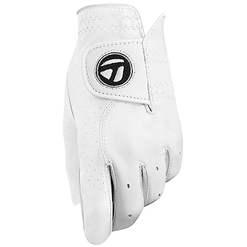 TaylorMade TP Golfhandschuh für Herren, Weiß, Größe M von TaylorMade