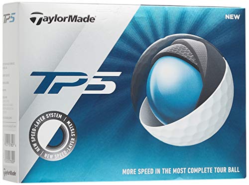 TaylorMade TP5 Golf Balls (One Dozen) von TaylorMade