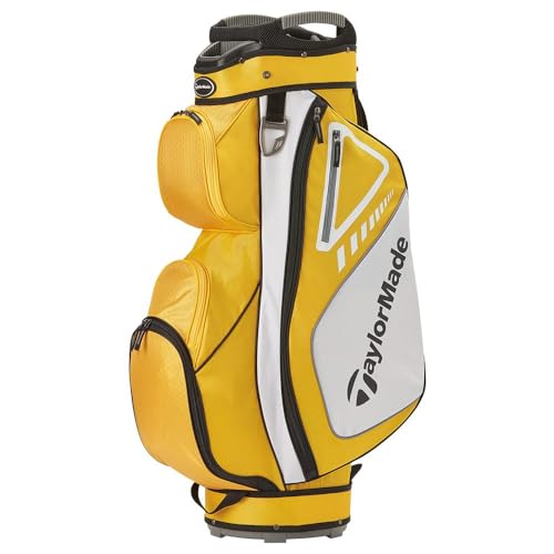 TaylorMade Unisex-Erwachsene Select Cartbag Golftasche, Gelb/Weiß/Schwarz von TaylorMade