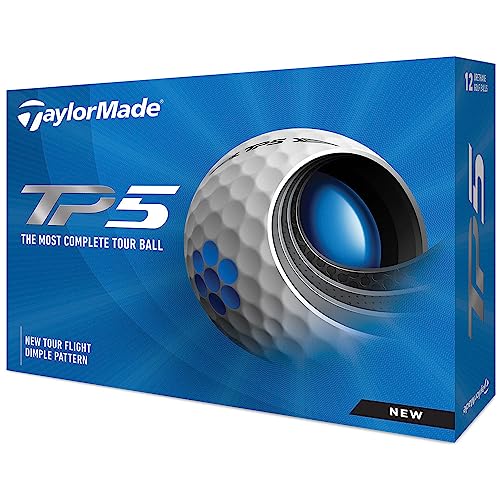 TaylorMade Unisex TP5 Golfbälle, weiß, Einheitsgröße TaylorMade Unisex TP5 Golfbälle, weiß, Einheitsgröße von TaylorMade