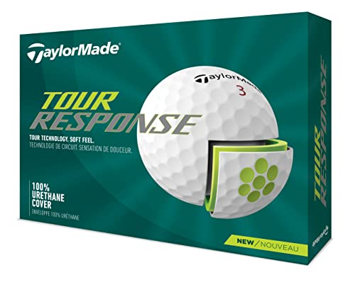 TaylorMade Unisex Tour Response Golfball, Weiß, Einheitsgröße von TaylorMade