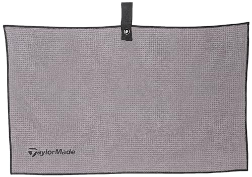 TaylorMade Unisex tm17microfibercarttwlgry Mikrofaser Warenkorb Handtuch, grau, 38,1 x 61 cm von TaylorMade