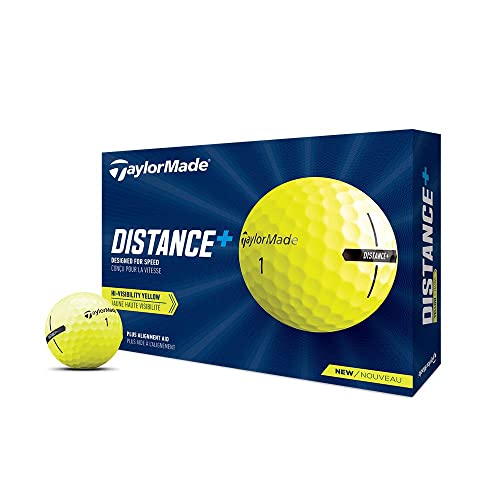 TaylorMade Yellow Distance+ Golfbälle 2021 von TaylorMade