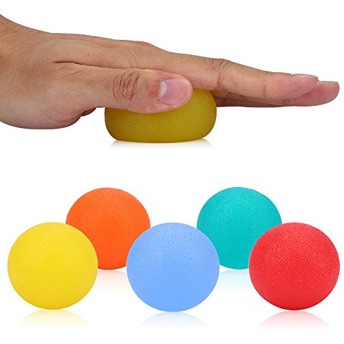 1 St¨¹ck Eif?rmige Griffb?lle Handtrainer Stress Balls Fingertrainer Ball Gymnastikball Silikon Hand Therapie Stress Training ¨¹bungsb?lle Finger ¨¹bung Stress Relief Squeeze Eier f¨¹r Griff, Finger von Tbest