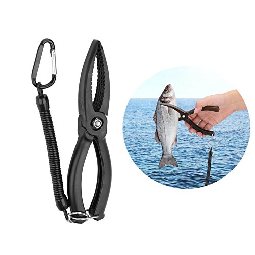 Catfish Grabber Claw,Angeln Zange Hook Remover Multitool Angel Schere,Salzwasseln Zangen Süßwasser Langlebig Angeln Greifer Getriebe Werkzeug Abs Grip Tackle Halter Fisch Clamp Mit Seil Ring Lanyard von Tbest