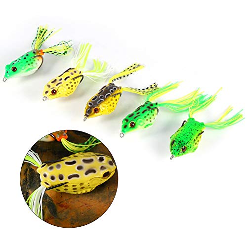 Topwater Köder Frosch,Hecht Köder Frosch,Fischköder Plastik Köder Künstlicher Köder,Köder des Bionischen Nebels 5Pcs / Box,Die Kurbel-Köder-Haken-Gerät-Köder Für Fischen Topwater Köder Frosch,Hecht Köder Frosch,Fischköder Plastik Köder Künstlicher Köder,Köder des Bionischen Nebels 5Pcs / Box,Die Kurbel-Köder-Haken-Gerät-Köder Für Fischen von Tbest