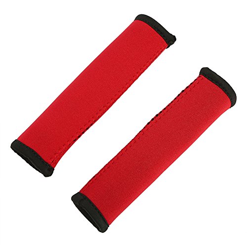 Tbest Kayak Accessories,Kajak Paddel Griffe 15cm 1 Paar Anti-Rutsch-Tauchen Stoff Kanu Paddel Griffe für effiziente Paddeln(Rot) von Tbest