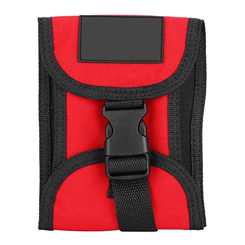 bleitaschen tauchen,Tauchen Gewicht Tasche Beutel, 3KG Scuba Tauchen Bleigürtel wasserdichte Gewichtstasche Taschen Tauchgürtel Gewicht Gürtel Tasche mit Schnellverschluss(Rot) von Tbest