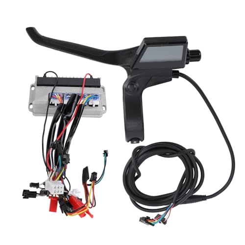 Tbest Controller-Lenker-Kit, 36 V, 48 V, 500 W, 28 A, Griff aus Aluminiumlegierung, Halber Lenker, E-Controller-Kit für Elektroroller von Tbest