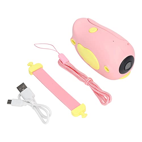 Tbest Digitalkamera, Mini-DV-Kamera mit 2,0-Zoll-Bildschirm, 4-facher Zoom, MP3-Player, Spiele, Skizzenfunktion für, mit Handschlaufe, Umhängeband (PINK) von Tbest