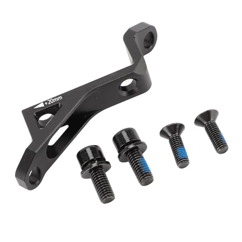 Tbest Fahrrad-Scheibenbremsen-Adapter, Hochfeste Aluminiumlegierung, 160/180 Scheiben, Schwarze Umrüsthalterung, Mountain Road Tbest Fahrrad-Scheibenbremsen-Adapter, Hochfeste Aluminiumlegierung, 160/180 Scheiben, Schwarze Umrüsthalterung, Mountain Road von Tbest
