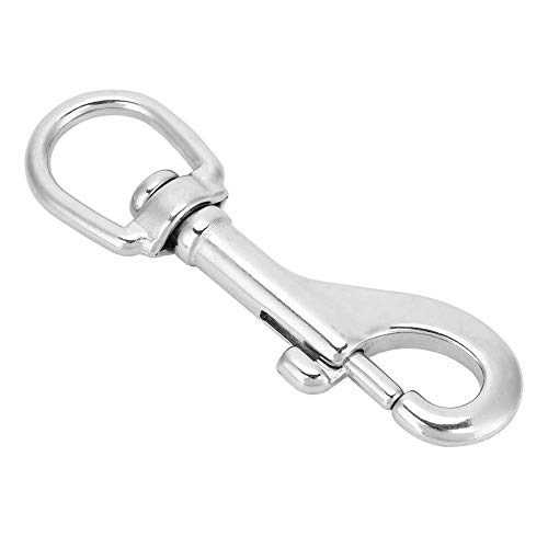 schnapphaken mit drehgelenk edelstahl,karabinerhaken mit drehgelenk,Karabiner Haken Schnapphaken Tauchhaken 316 Edelstahlhaken Drehbarer Augenverschluss Karabinerhaken Swivel Clip für Tragegurte Tasch von Tbest