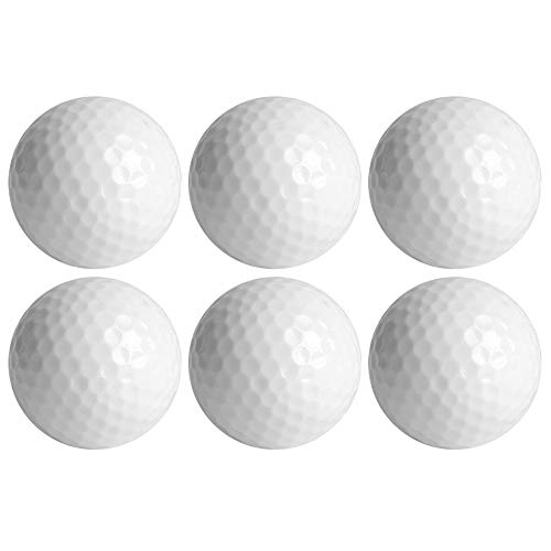 Tbest LED-leuchtender Golfball, 6PCS Golfbälle Nacht Geschenk-Sets Synthetischer Gummi Hell Attraktiv für Nachttag Training (Blue) von Tbest