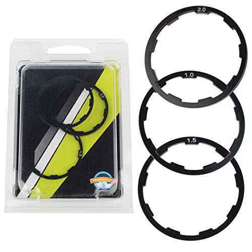 Tbest Dnzring, Spacer Fahrrad,Spacer Fahrrad,Fahrradabstandshalter,3 STK. 1 Mm + 1,5 Mm + 2 Mm Fahrradschwungradnabenabstandhalter Fahrrad-Innenlager Achsscheiben-Dichtung Tbest Dnzring, Spacer Fahrrad,Spacer Fahrrad,Fahrradabstandshalter,3 STK. 1 Mm + 1,5 Mm + 2 Mm Fahrradschwungradnabenabstandhalter Fahrrad-Innenlager Achsscheiben-Dichtung von Tbest
