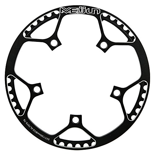 kurbelgarnitur singlespeed,Tbest Kettenblatt 53 Zähne BCD 130mm Singlespeed Fahrrad Kettenblatt, 53T BMX Rennrad Mountainbike Kettenblatt Fahrrad-Kettenring-Straßen kurbelgarnitur singlespeed,Tbest Kettenblatt 53 Zähne BCD 130mm Singlespeed Fahrrad Kettenblatt, 53T BMX Rennrad Mountainbike Kettenblatt Fahrrad-Kettenring-Straßen von Tbest