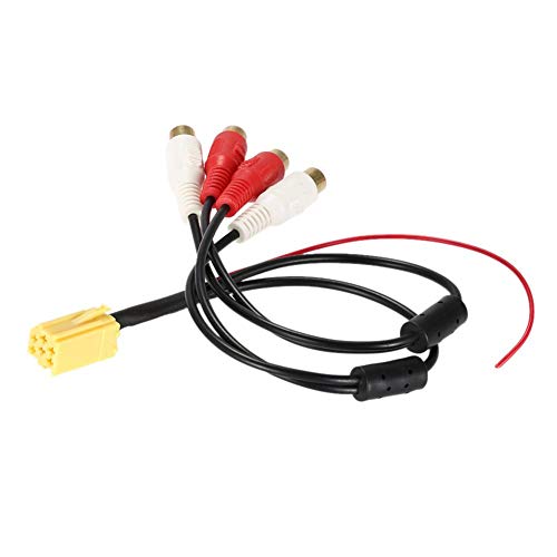 line Out Adapter mini iso auf Cinch,Tbest Mini iso auf Cinch,Car o Aux Kabel, Car o Adapter Beliebte Mini 6 Pin ISO Adapter Aux Line Out 4 Chinch Kabel 4 Cinch Stecker line Out Adapter mini iso auf Cinch,Tbest Mini iso auf Cinch,Car o Aux Kabel, Car o Adapter Beliebte Mini 6 Pin ISO Adapter Aux Line Out 4 Chinch Kabel 4 Cinch Stecker von Tbest