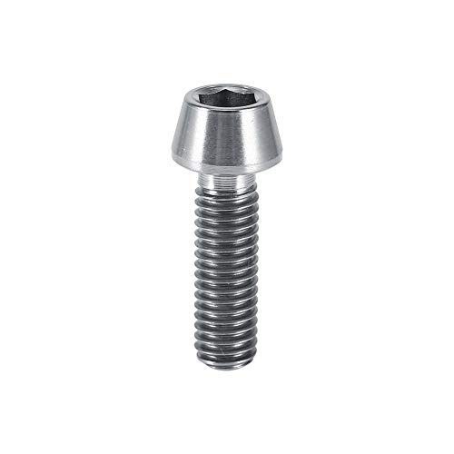 mtb vorbau schrauben m6,Titan Schrauben M6X16/20 Titanium Bolts Vorbau Schrauben,6 stücke MTB Straße Mountainbike Fahrradschaft Schraube Schrauben Titan Kegelschraube Schraube mit Unterlegscheibe(M6X1 mtb vorbau schrauben m6,Titan Schrauben M6X16/20 Titanium Bolts Vorbau Schrauben,6 stücke MTB Straße Mountainbike Fahrradschaft Schraube Schrauben Titan Kegelschraube Schraube mit Unterlegscheibe(M6X1 von Tbest
