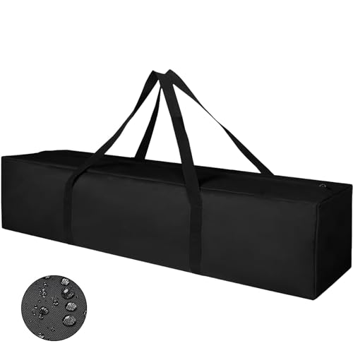 Tragbare Zeltstangentasche 120cm, Wasserdichte Zeltstangen Tasche Gestängetasche Transporttasche Tragetasche, Camping Aufbewahrungstasche für Angelrute, Wohnwagen, Markisenrahmen (120x20x20cm) von Tceapoo