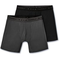2 Sport-Slipboxer, grau/schwarz 2 Sport-Slipboxer, grau/schwarz von Tchibo