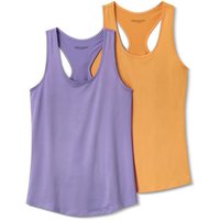 2 Sport-Tops, flieder und orange 2 Sport-Tops, flieder und orange von Tchibo