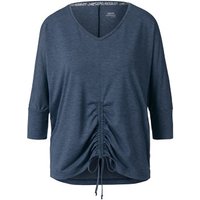 3/4-Sport-und-Yogashirt, blau meliert 3/4-Sport-und-Yogashirt, blau meliert von Tchibo