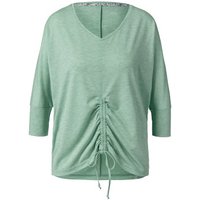 3/4-Sport-und-Yogashirt, grün meliert 3/4-Sport-und-Yogashirt, grün meliert von Tchibo