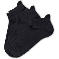 3 Paar Unisex-Profi-Laufsocken, schwarz von Tchibo