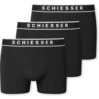 3 SCHIESSER Shorts mit Bio-Baumwolle, schwarz 3 SCHIESSER Shorts mit Bio-Baumwolle, schwarz von Tchibo