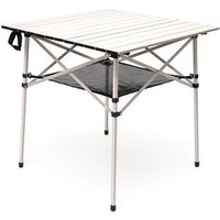 Camping-Alu-Klapptisch mit Netz, silberfarben Camping-Alu-Klapptisch mit Netz, silberfarben von Tchibo
