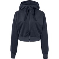 Kurze Sport-Sweatjacke, dunkelblau von Tchibo